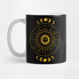 Solar system illustartion Mug